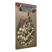 Baby-Schildkröte-Ei-Ausbrüten Mini Klemmbrett (Schrägansicht)