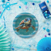 Baby-Schildkröte-Papierteller Pappteller (Party)