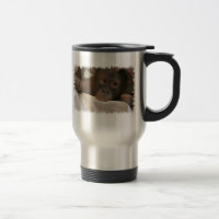 Baby-Schimpanse-rostfreie Reise-Tasse