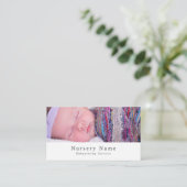 Baby-Schlafen, Babysitter, Tagesbetreuung, Kinderz Visitenkarte (Stehend Vorderseite)