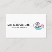 Baby Schlafen Visitenkarte (Vorderseite)