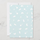 Baby-Schlafjunge auf dem Mond Baby Shower Invitat Einladung (Rückseite)