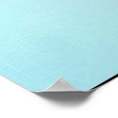 Baby schläft auf dem Mond Poster (Ecke)