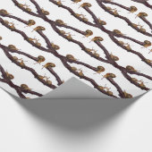 Baby-Schnecke-Raserei-Packpapier Geschenkpapier (Ecke)