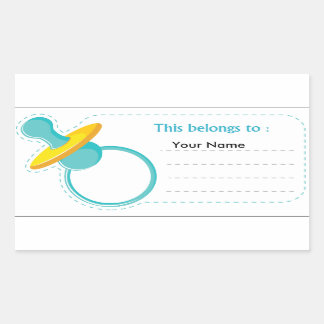 Baby Schnuller Sticker : Das gehört