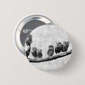 Baby-Schrei-Eulen-Knopf Button (Vorne & Hinten)