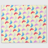 Baby-Schritte Geschenkpapier (Flach)