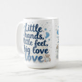 Baby-Schuh Dusche  Kaffeetasse (Vorderseite Links)