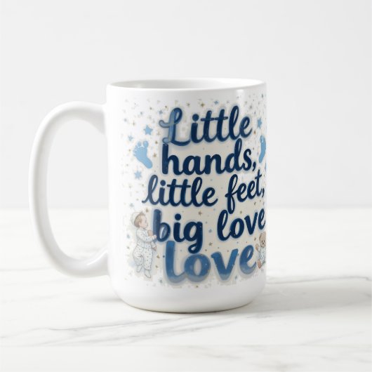 Baby-Schuh Dusche  Kaffeetasse (Links)