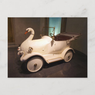 Baby-Schwan-Auto-Postkarte Postkarte