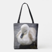Baby-Schwan| Cygnet Tasche (Rückseite)