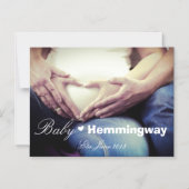 Baby Schwangerschaft erwartet Ankündigung Foto Mag (Vorderseite)