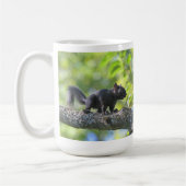 Baby-schwarzes Eichhörnchen Kaffeetasse (Links)
