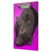 Baby-schwarzes Schwein Klemmbrett (Links)