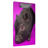 Baby-schwarzes Schwein Klemmbrett (Rechts)