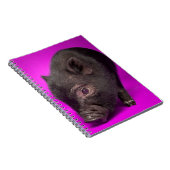 Baby-schwarzes Schwein Notizblock (Rechte Seite)