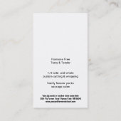 Baby-Schwein für die Visitenkarte (Rückseite)