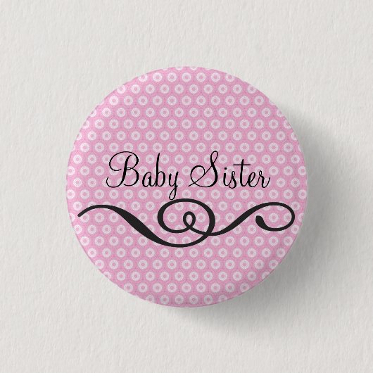 Baby-Schwester Button (Vorderseite)