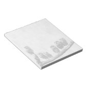 Baby Screech Owls Notepad Notizblock (angewinkelt)
