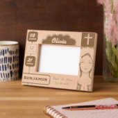 Baby Script + Die Jungfrau, in die Mary Frames ein Geätzte Rahmen (Links)