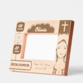 Baby Script + Die Jungfrau, in die Mary Frames ein Geätzte Rahmen (Links)