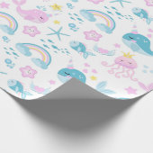 Baby Sea Creatures Geschenkpapier (Ecke)