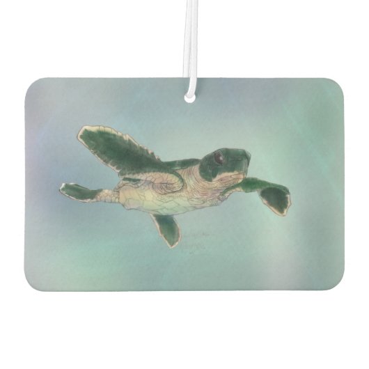 Baby Sea Turtle Autolufterfrischer (Rückseite)