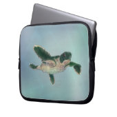 Baby Sea Turtle Laptopschutzhülle (Vorderseite Links)