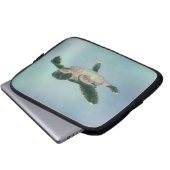 Baby Sea Turtle Laptopschutzhülle (Vorne Knopf)