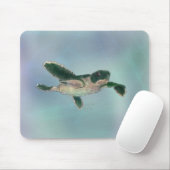Baby Sea Turtle Mousepad (Mit Mouse)