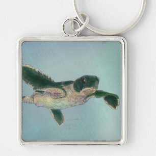 Baby Sea Turtle Schlüsselanhänger