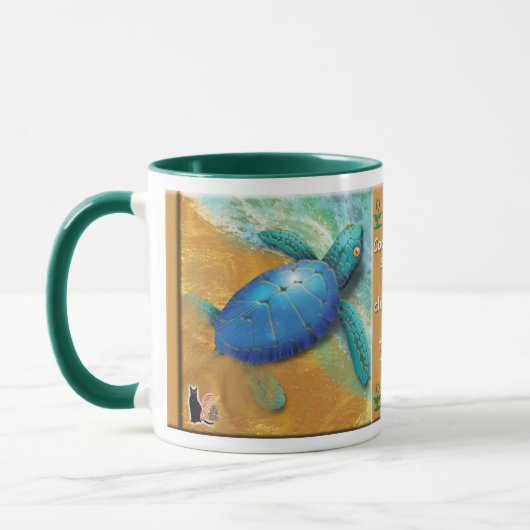 Baby Sea Turtle Tasse (Links)