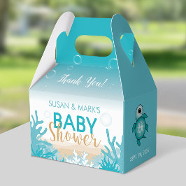 Baby Sea Turtle Theme Kinderdusche Box Geschenkschachtel