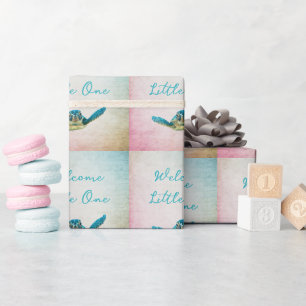 Baby Sea Turtle Willkommen Kleines Geschenkpapier