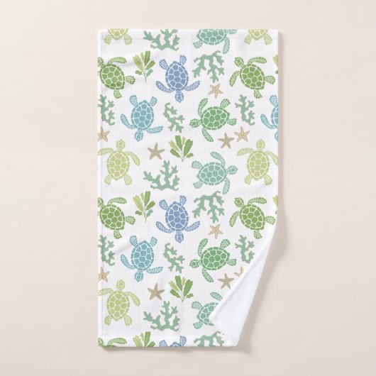 Baby Sea Turtles Badhandtuch Set (Handtuch)