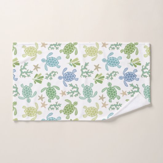 Baby Sea Turtles Badhandtuch Set (Handtuch)