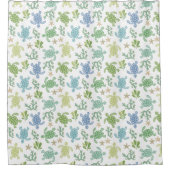 Baby Sea Turtles Duschvorhang (Vorderseite)