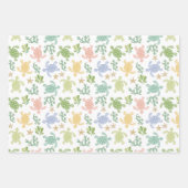 Baby Sea Turtles Pink Geschenkpapier Set (Vorderseite 3)