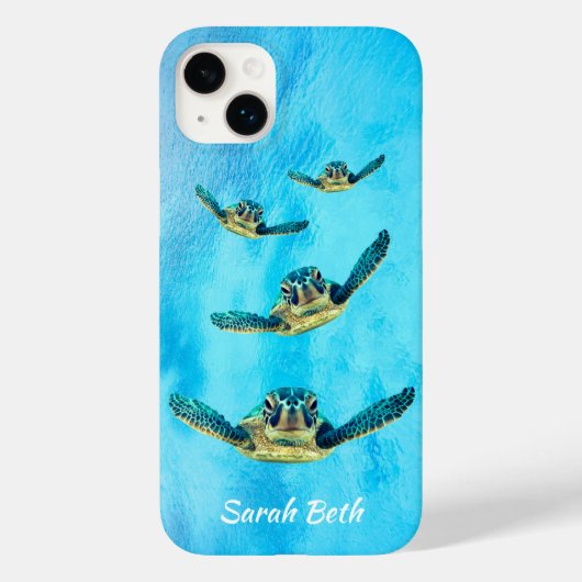 Baby Sea Turtles schwimmen Case-Mate iPhone Hülle (Rückseite)