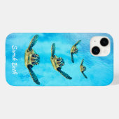 Baby Sea Turtles schwimmen Case-Mate iPhone Hülle (Rückseite (Horizontal))