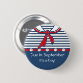 Baby-Seemann-Anzug B Button (Vorne & Hinten)