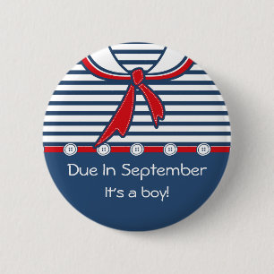 Baby-Seemann-Anzug B Button