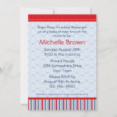 Baby-Seemann-Anzug B Einladung (Rückseite)