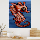 Baby Seepferd Poster (Küche)
