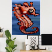 Baby Seepferd Poster (Heimbüro)