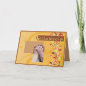 Baby-Segen Ankündigung (Vorderseite)