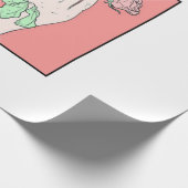 Baby sei mein Valentine Geschenkpapier (Ecke)