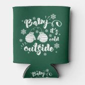 Baby seine Erkältung draußen niedlichen Fingern Wi Dosenkühler (Vorderseite)