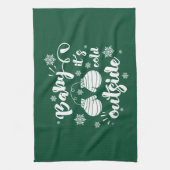 Baby seine Erkältung draußen niedlichen Fingern Wi Handtuch (Vertikal)