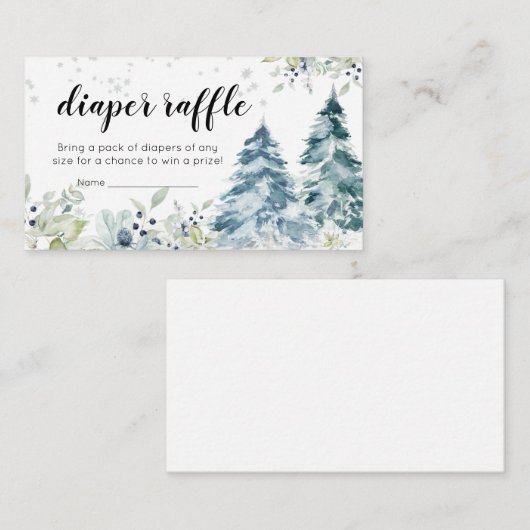 Baby seine kalte Außenbärenkleidung Begleitkarte (Vorne/Hinten)